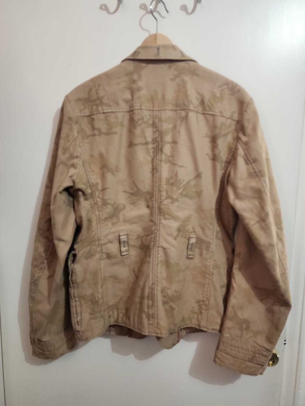 DIESEL Vintage Y2K Camo Blazer Jacket Mens Large Brown Camouflage Utility Coat L - Picture 5 of 11